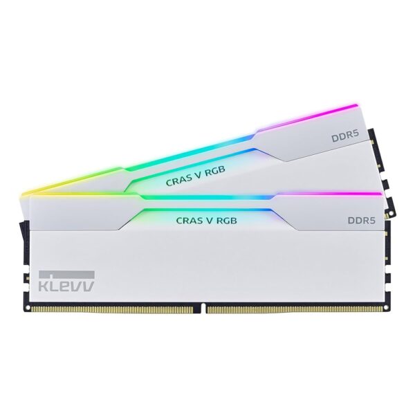 Klevv Cras V Rgb 48gb 2x24gb 6000mhz Cl30 Intel Xmp 3 0 Amd Expo Ddr5 Brilliant White Ram Kd5kgud80 60a300j 2 Yil Birebir Degisim Garantili 1