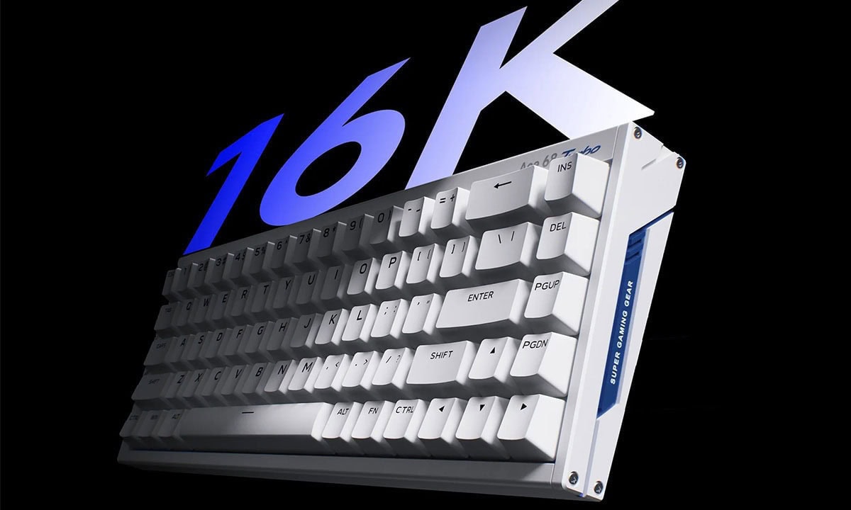 Yüksek performanslı MCHOSE Ace 68 Turbo Esports klavye, 16K Hz Hall Effect sensör ve RGB aydınlatma ile oyun deneyimini artırır. Hotswap özelliği ve form faktörüyle mükemmel oyun ve yazılım kullan.