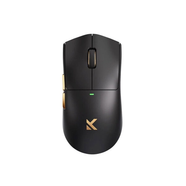 MCHOSE K7 Ultra Siyah kablosuz oyun faresi, 8K Hz hız ve ergonomik tasarımıyla yüksek performans sağlar. Oyun ve ofis kullanımı için ideal, şık ve dayanıklı yapıya sahiptir.