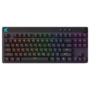 MCHOSE Mix 87 Siyah RGB oyun klavyesi, mount tasarımı, manyetik anahtarlar ve Hall Effect teknolojisi ile yüksek performans sağlar. Hotswap özelliği ve 8K Hz frekans desteği ile oyun deneyimini ar.