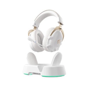 MCHOSE V9 Turbo Beyaz Altın Kablosuz Oyun Kulaklığı.