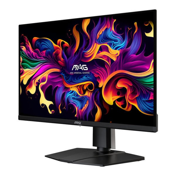 MSI MAG 271QP QD-OLED 26.5 inç oyun monitörü, 280Hz yenileme hızı ve 0.03ms tepki süresi ile yüksek performans sağlar. 2K WQHD çözünürlük ve Adaptive Sync teknolojisi ile akıcı oyun deneyimi sunar.