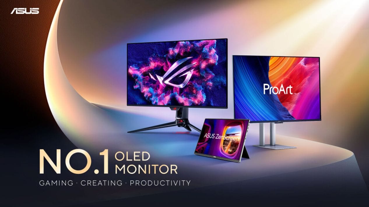 ASUS OLED monitörler, yüksek renk doğruluğu ve üstün görüntü kalitesi ile öne çıkar. Oyun, yaratıcı işler ve günlük kullanım için ideal, pazar lideri OLED teknolojisiyle üstün performans sağlar.