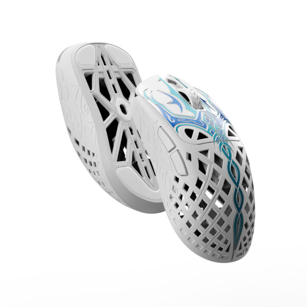 Riptide 8K Hz kablosuz oyun faresi, yüksek performanslı sensör ve şık tasarımıyla profesyonel oyuncular için ideal.