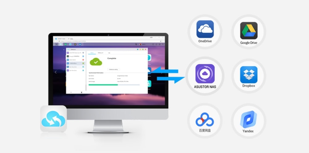 örn: 1. Bulut tabanlı veri yedekleme ve paylaşım çözümleri, OneDrive, Google Drive, Dropbox, Yandex ve ASUSTOR NAS ile uyumlu, kolay erişim ve yüksek güvenlik sağlar.