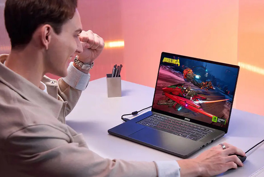 MSI STEALTH 16 AI+ B3WH-011TR Intel Core Ultra 9-386H GeForce RTX 5070 Ti 12GB 125W 32GB DDR5 1TB SSD 16 inç QHD+ 240Hz OLED W11 Home Gaming Laptop h27
