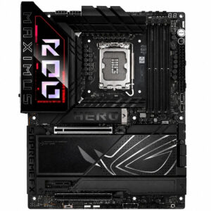 ASUS ROG Maximus Z890 Hero anakart ve ASUS ROG RYUO IV 360 ARGB sıvı soğutucu, yüksek performans ve şık tasarım ile oyun ve overclock için ideal. Anakart ve sıvı soğutucu, gelişmiş soğutma ve estetik.
