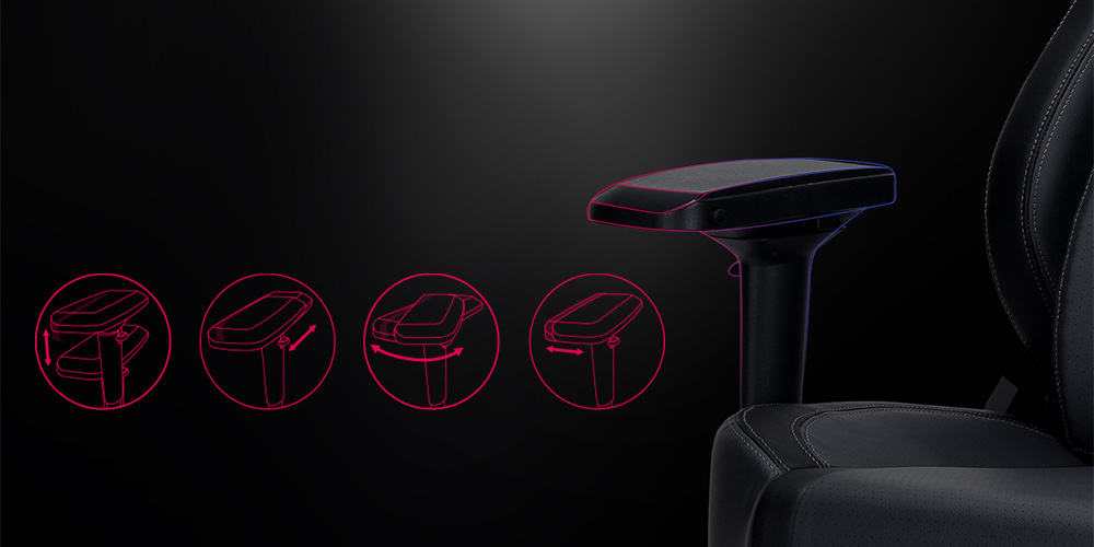 ROG Chariot X Core (Wide) ASUS ROG Chariot X Core SL301CW Gri Oyuncu Koltuğu h3