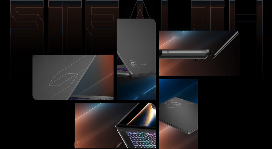 MSI STEALTH 16 AI+ B3WI-003TR Intel Core Ultra 9-386H GeForce RTX 5080 16GB 125W 32GB DDR5 1TB SSD 16 inç QHD+ 240Hz OLED W11 Home Gaming Laptop h4