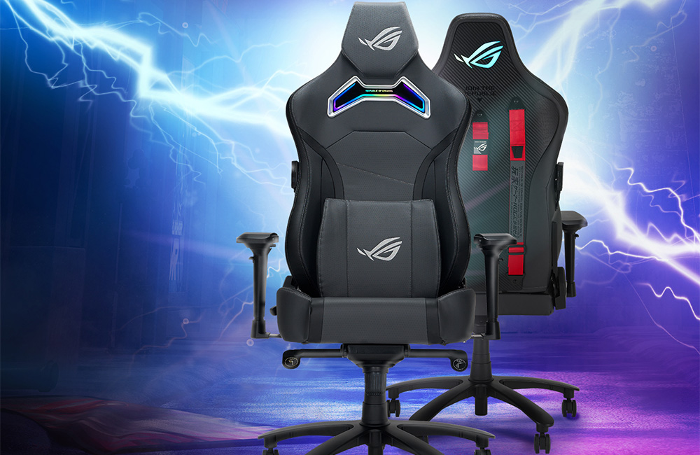 ROG Chariot X (Wide) ASUS ROG Chariot X SL301W Gri Oyuncu Koltuğu h1