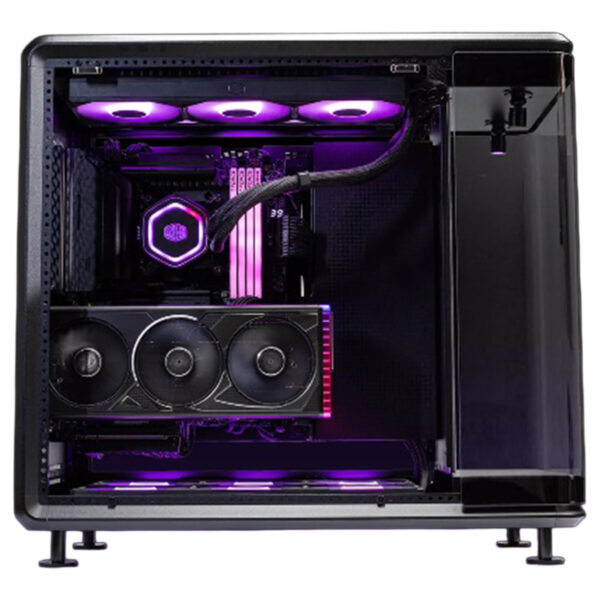 Cooler Master Masterframe 360 Stage Lcd Siyah 15 6 Inc Ekranli Temperli Cam Usb 3 2 Mid Tower Atx Gaming Kasa T2