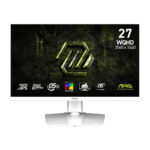 MSI MAG 274QRFW E20 27 inç 200Hz 0.5ms 2K WQHD Adaptive Sync Rapid IPS Beyaz Pivot Gaming Monitör