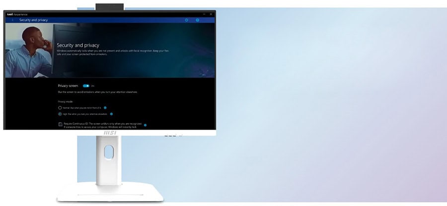 Güvenlik ve gizlilik ayarlarını gösteren bilgisayar ekranı, kullanıcıların kişisel verilerini koruma ve gizlilik tercihlerini yönetme seçenekleriyle.