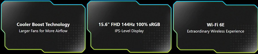 15.6 inç Full HD 144Hz gaming monitörü, sRGB renk gamı ve IPS ekran teknolojisi ile net ve canlı görüntüler sunar. Wi-Fi 6E ile hızlı ve kesintisiz kablosuz bağlantı sağlar.