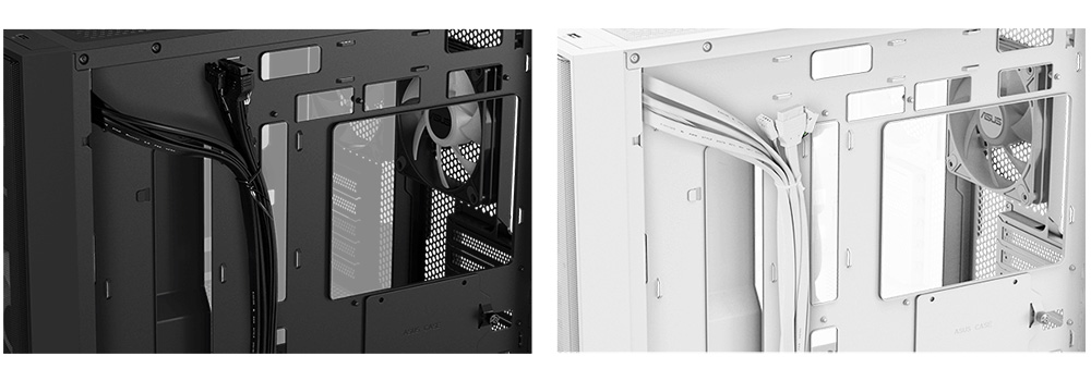 ASUS A21 PLUS Case ASUS A21 Plus ARGB Temperli Cam USB 3.2 mATX Mesh Beyaz Mid Tower Gaming Kasa h6