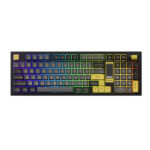 AKKO 5098B Black Gold V3 Piano Pro Switch Hotswap RGB Kablosuz İngilizce Mekanik Gaming Klavye