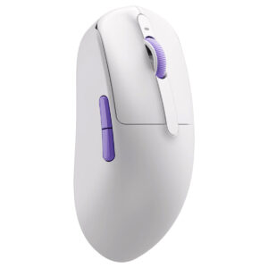 Akko Dash Ultra White 8k Hz Pixart 3950 Sensor Kablosuz Gaming Mouse 2