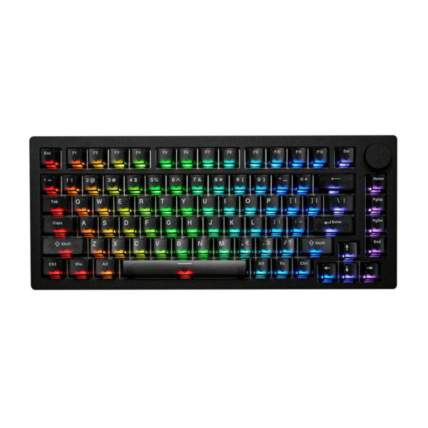Akko Monsgeek M1 V5 He Black Transparent Astroaim Manyetik Switch 8k Hz Hall Effect Hotswap Rgb Kablosuz İngilizce Gaming Klavye 1