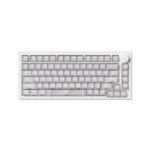 AKKO MONSGEEK M1 V5 HE White Transparent AstroAim Manyetik Switch 8K Hz Hall Effect Hotswap RGB Kablosuz İngilizce Gaming Klavye