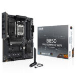 ASUS B850 MAX GAMING WIFI 9000MHz (OC) DDR5 Soket AM5 M.2 HDMI DP ATX Anakart