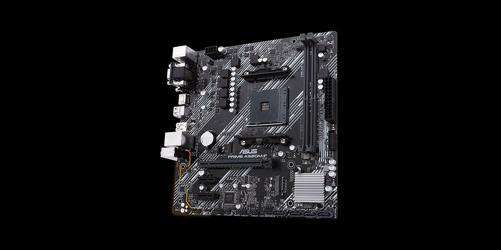 ASUS PRIME A520M-E CSM 5100MHz (OC) DDR4 Soket AM4 M.2 HDMI mATX Anakart h1