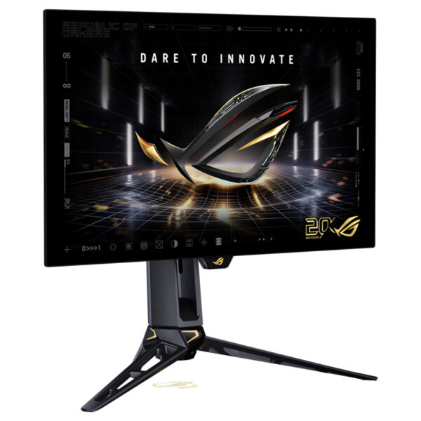 Asus Rog Swift Oled Pg27aqwp G Edition 20 Yil 26 5 Inc 540hz 0 02ms 2k Qhd Adaptive Sync Woled Pivot Gaming Monitor C3