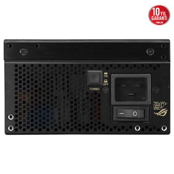 ASUS ROG Thor 3000W Titanium III Edition güç kaynağı, yüksek performans ve dayanıklılık sunan, 20 yıl garanti ile güvenilir güç kaynağı.