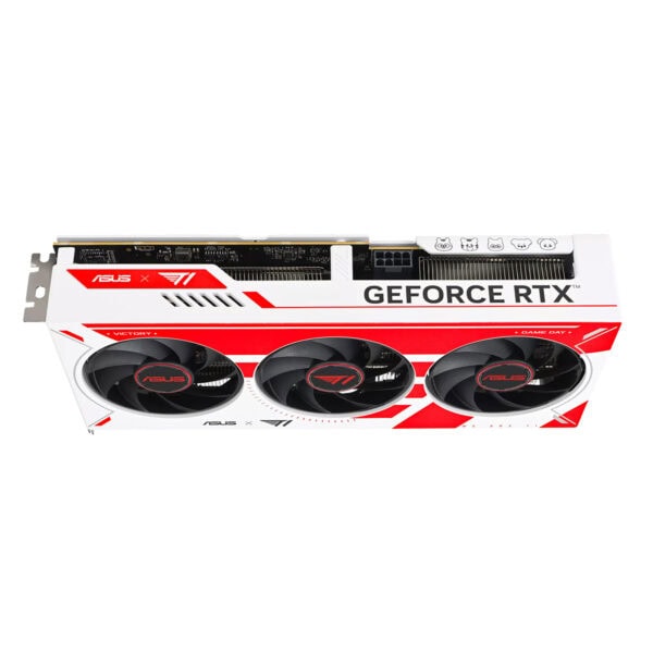 ASUS T1 GeForce RTX 5060 Ti 8GB GDDR7 OC Edition ekran kartı, üçlü fanlı soğutma sistemi ve şık tasarımıyla yüksek performans sağlar.