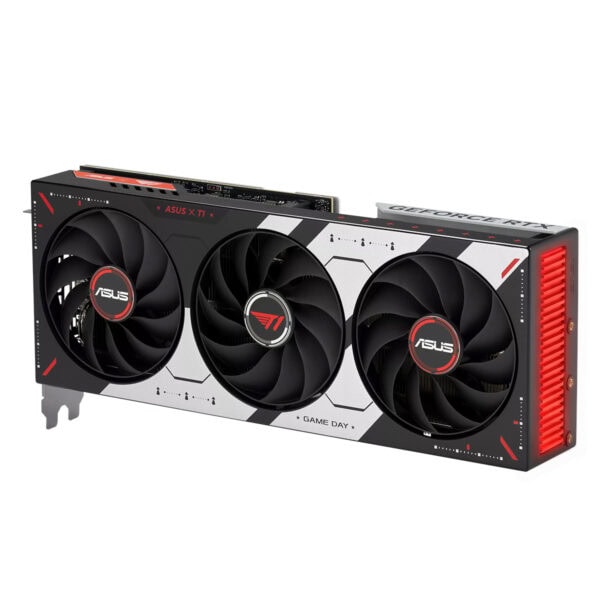 ASUS T1 GeForce RTX 5070 12GB GDDR7 OC Edition ekran kartı, yüksek performans ve gelişmiş soğutma özellikleriyle dikkat çekiyor.