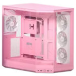 HYTE Y50 RGB Strawberry Milk Panaromik Temperli Cam USB 3.2 Mid Tower ATX Gaming Kasa