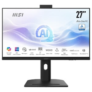 MSI 27 inç yapay zeka destekli all-in-one bilgisayar monitörü, yüksek çözünürlük ve gelişmiş özelliklerle oyun ve çalışma deneyimini artırır.