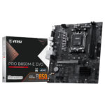 MSI PRO B850M-E EVO 8200MHz (OC) DDR5 Soket AM5 M.2 HDMI VGA mATX Anakart