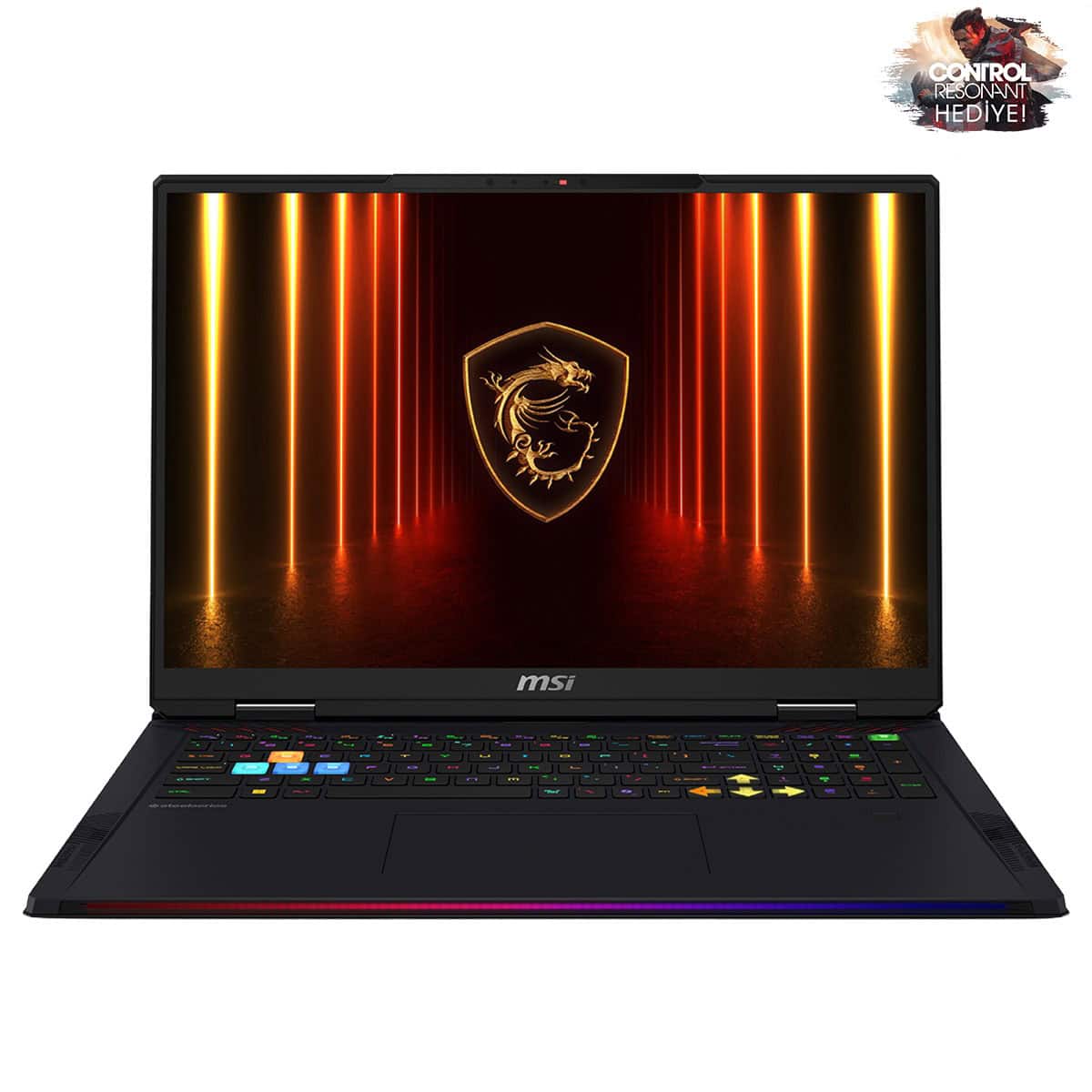 MSI RAIDER A18 HX A8WHG-280TR AMD Ryzen 9-8940HX GeForce RTX 5070 Ti 12GB 140W 32GB DDR5 1TB SSD 18 inç 2K QHD+ 240Hz W11 Home Gaming Laptop - CONTROL Resonant Hediyeli
