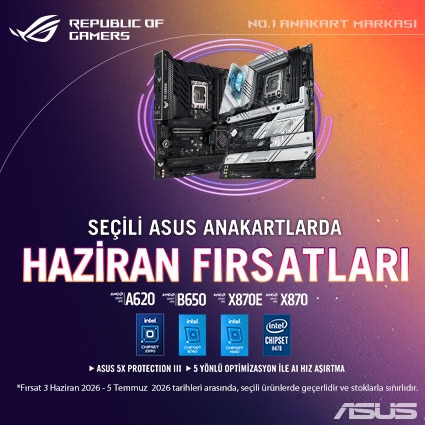 Yüksek Performanslı ASUS Anakartlar ASUS anakartlar ve Intel yonga setleri ile yüksek performans ve güvenlik.