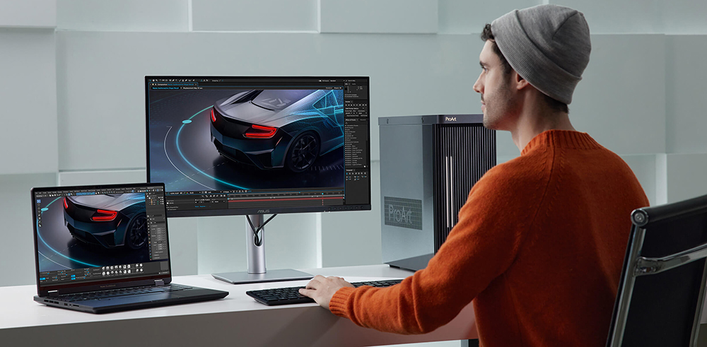 ProArt Display PA278CFRV ASUS ProArt PA278CFRV 27 inç 100Hz 5ms 2K QHD Adaptive Sync IPS Pivot Monitör h9