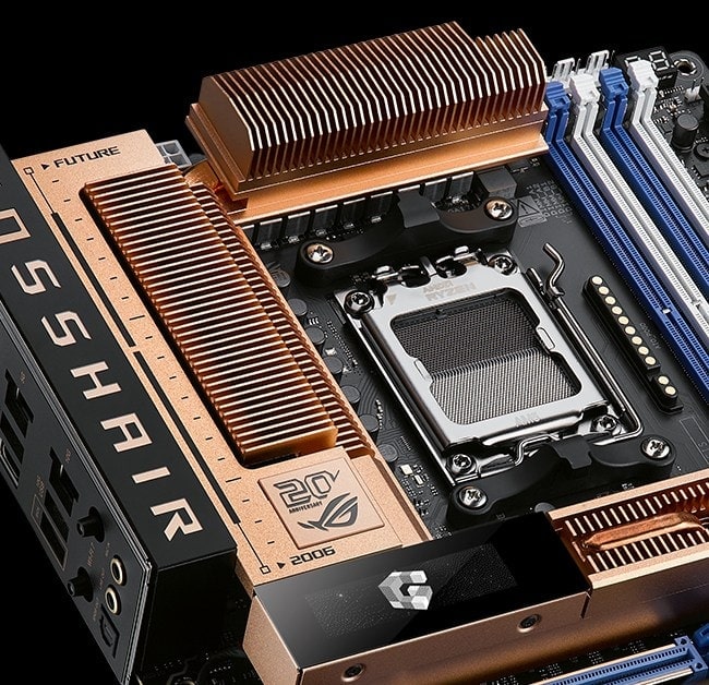 ROG CROSSHAIR 2006 ASUS ROG CROSSHAIR 2006 9600MHz (OC) DDR5 Soket AM5 M.2 HDMI USB4 ATX Anakart h11