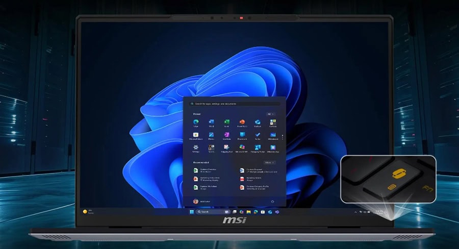 MSI TITAN 18 HX A2WJ-1058TR oyun ve profesyonel kullanım için yüksek performanslı dizüstü bilgisayar.