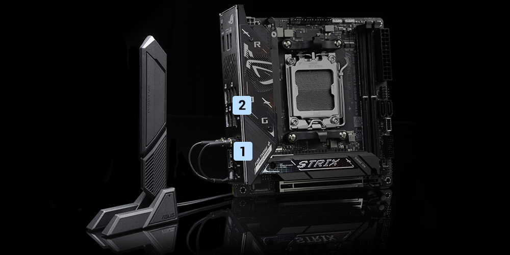ASUS ROG Strix B850-I Gaming WiFi 8400MHz (OC) DDR5 Soket AM5 M.2 HDMI DP Mini-ITX Anakart h14