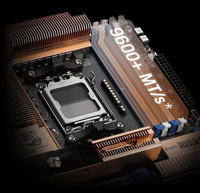 ROG CROSSHAIR 2006 ASUS ROG CROSSHAIR 2006 9600MHz (OC) DDR5 Soket AM5 M.2 HDMI USB4 ATX Anakart h16