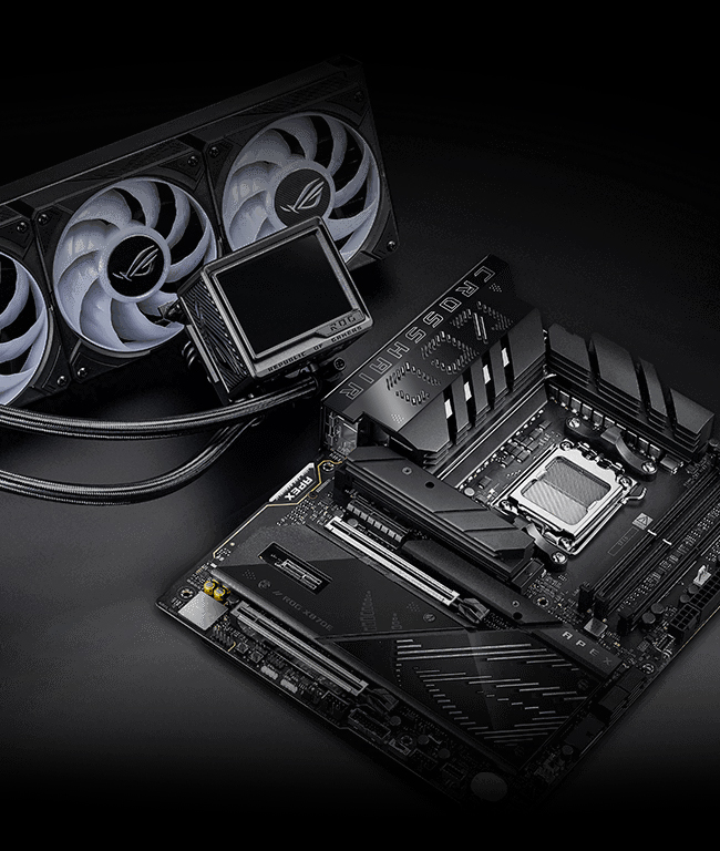 ROG CROSSHAIR X870E APEX ASUS ROG CROSSHAIR X870E APEX 9600MHz (OC) DDR5 Soket AM5 M.2 Type-C ATX Anakart h17