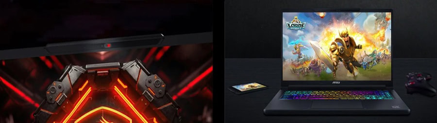 MSI CROSSHAIR 16 MAX HX oyun dizüstü bilgisayarı, 16 inç 2K QHD+ ekran ve GeForce RTX 5070 grafik kartı ile yüksek performans sağlar.