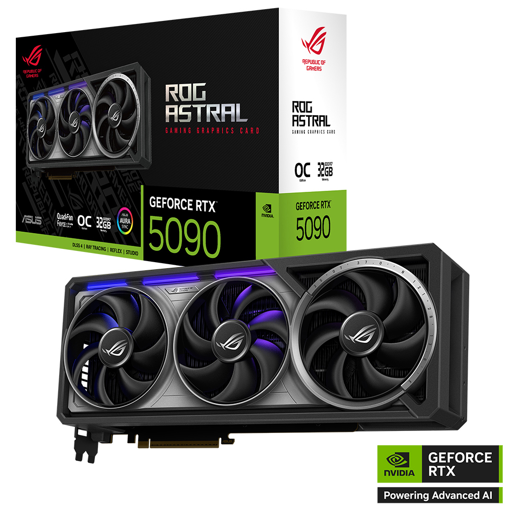 ROG Astral GeForce RTX™ 5090 32GB GDDR7 OC Edition ASUS ROG Astral GeForce RTX 5090 OC 32GB GDDR7 512 Bit DLSS 4 Ekran Kartı h1