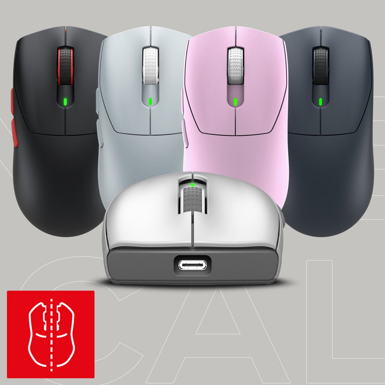 MSI FORGE GM340 WIRELESS Sky PixArt 3311 Sensör RGB Kablosuz Gaming Mouse h3