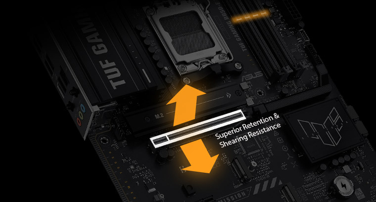 TUF GAMING B850-E WIFI ASUS TUF GAMING B850-E WIFI 8000MHz (OC) DDR5 Soket AM5 M.2 HDMI DP ATX Anakart h24