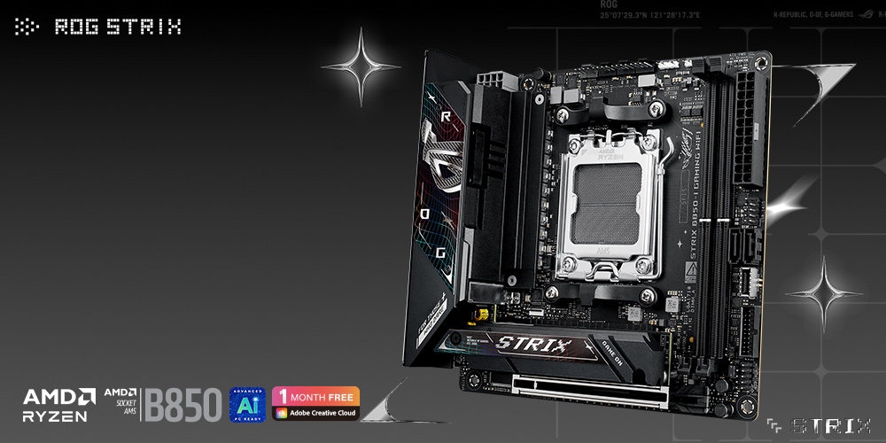 ASUS ROG Strix B850-I Gaming WiFi 8400MHz (OC) DDR5 Soket AM5 M.2 HDMI DP Mini-ITX Anakart h2