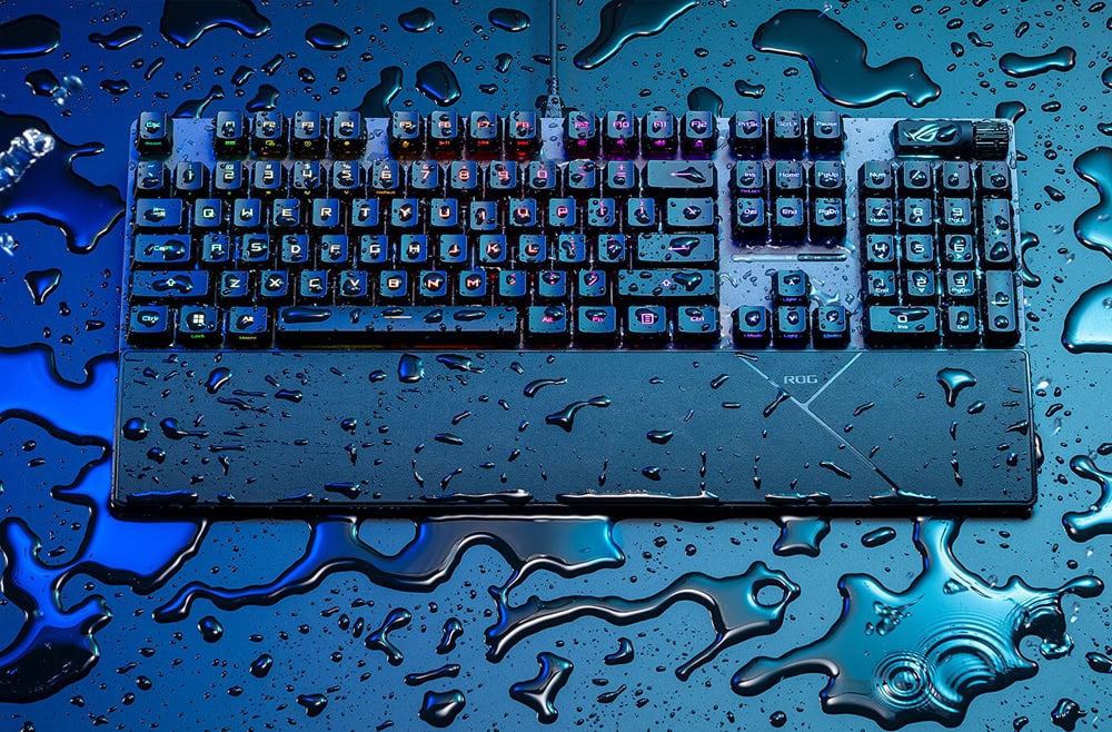 ROG Strix Scope II RX ASUS ROG Strix Scope II RX Red Switch RGB Kablolu İngilizce Mekanik Gaming Klavye h4