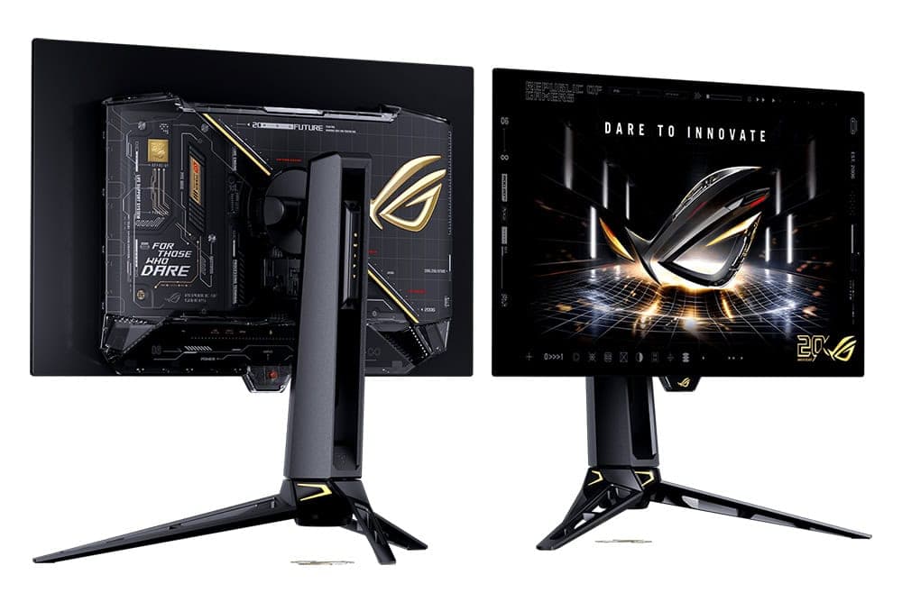 3 Asus Rog Swift Oled Pg27aqwp G Edition 20 Yil 26 5 Inc 720 Hd 540hz 2k Qhd Dual Mode 0 02ms Adaptive Sync Tandem Woled Pivot Gaming Monitor 933378