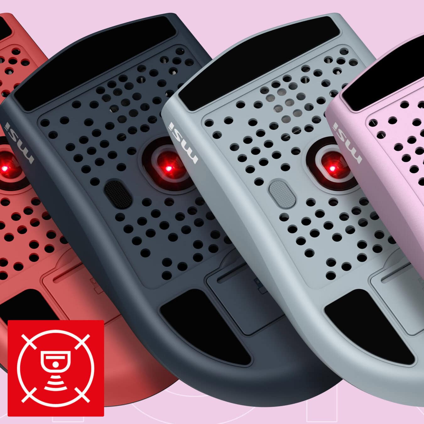 MSI FORGE GM340 WIRELESS White PixArt 3311 Sensör RGB Kablosuz Gaming Mouse h5