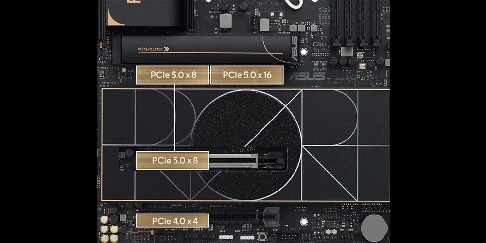 ProArt logoZ890-Creator WiFi ASUS ProArt Z890-Creator WiFi 8600MHz (OC) DDR5 Soket LGA1851 M.2 ATX Anakart h6