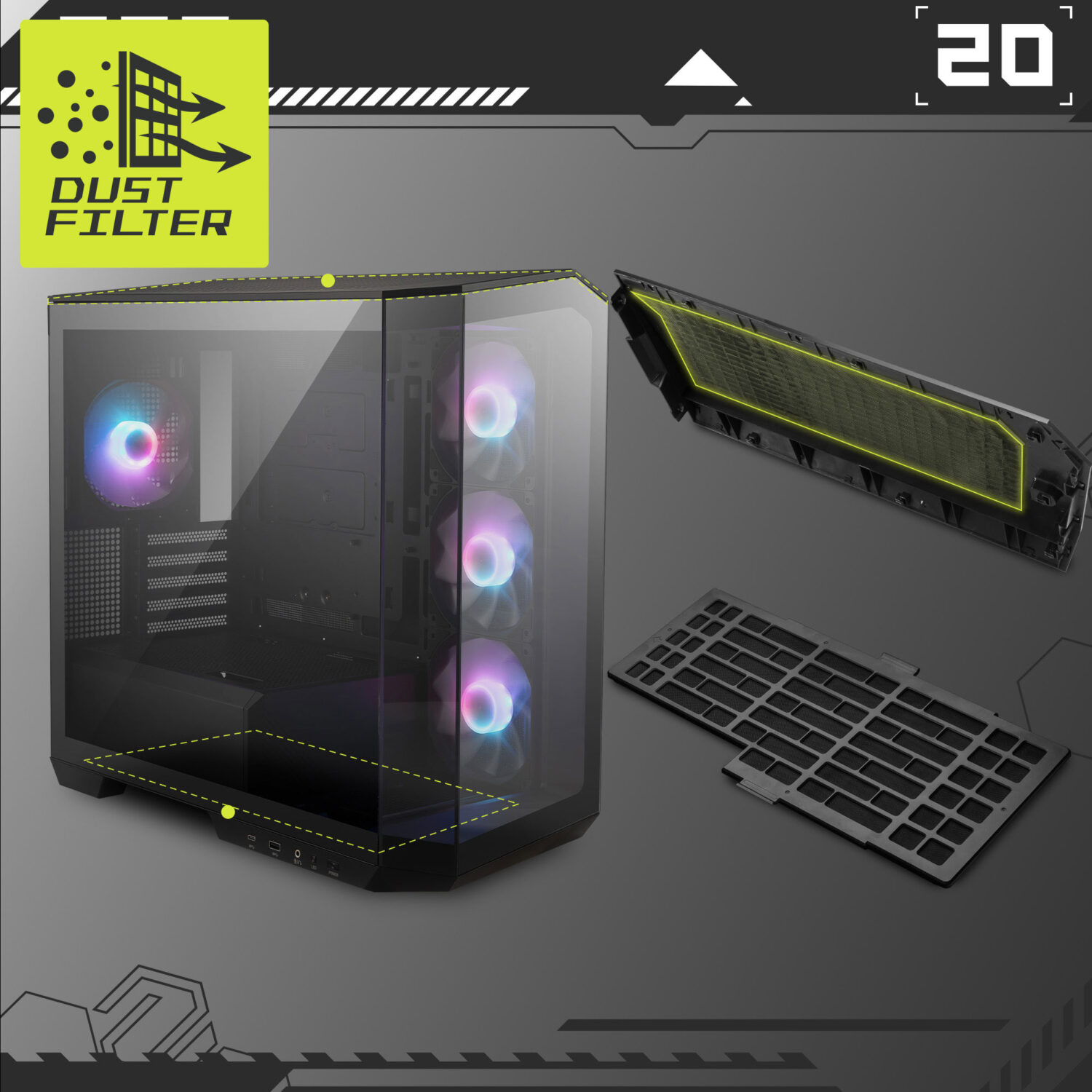 msi-mag-pano-m100r-pz-b65-4x120mm-argb-fan-panaromik-temperli-cam-usb-3-2-msi-mag-a650bnl-650w-80-bronze-matx-gaming-kasa